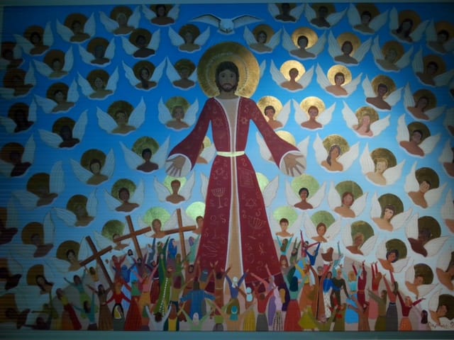 Jesus and the Saints
